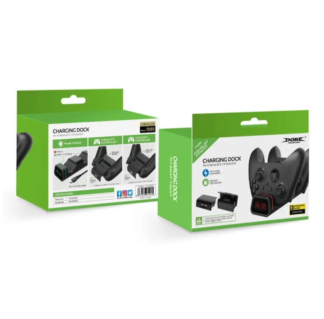 پایه شارژر دسته بازی ایکس باکس دابی مدل TYX -19006X مناسب برای Xbox series X/S&One
