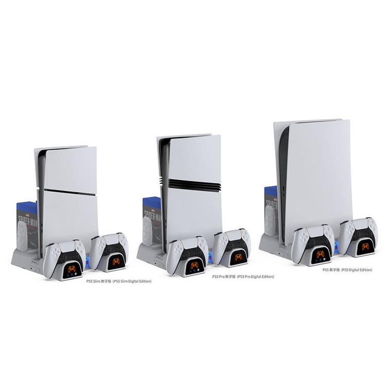 خنک کننده و شارژر دسته PS5/PS5 Slim/PS5 Pro دابی P-5 TP5-3532D