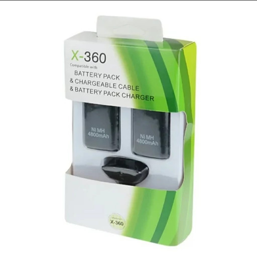شارژر دسته XBOX360 – دو باطری تک کابل