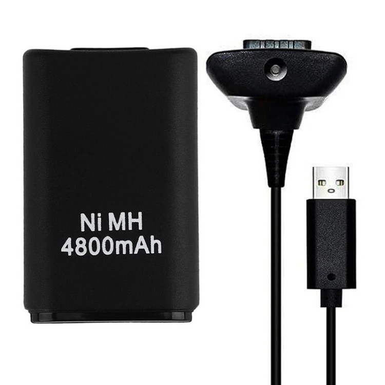 باتری و شارژر دسته بازی XBox 360 RA-003-2 NI-MH 4800mAh