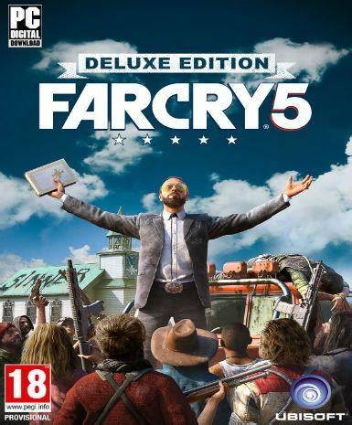 دیسک بازیfarcry5 برای PS4 کارکرده همراه بروشور